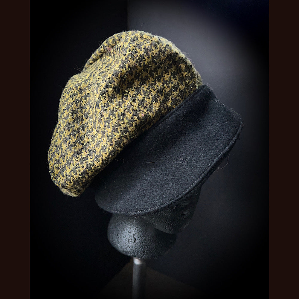 Wool newsboys cap size 23.5”