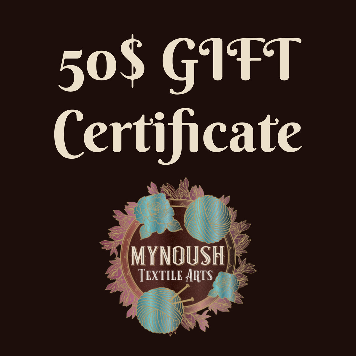 50$ gift certificate