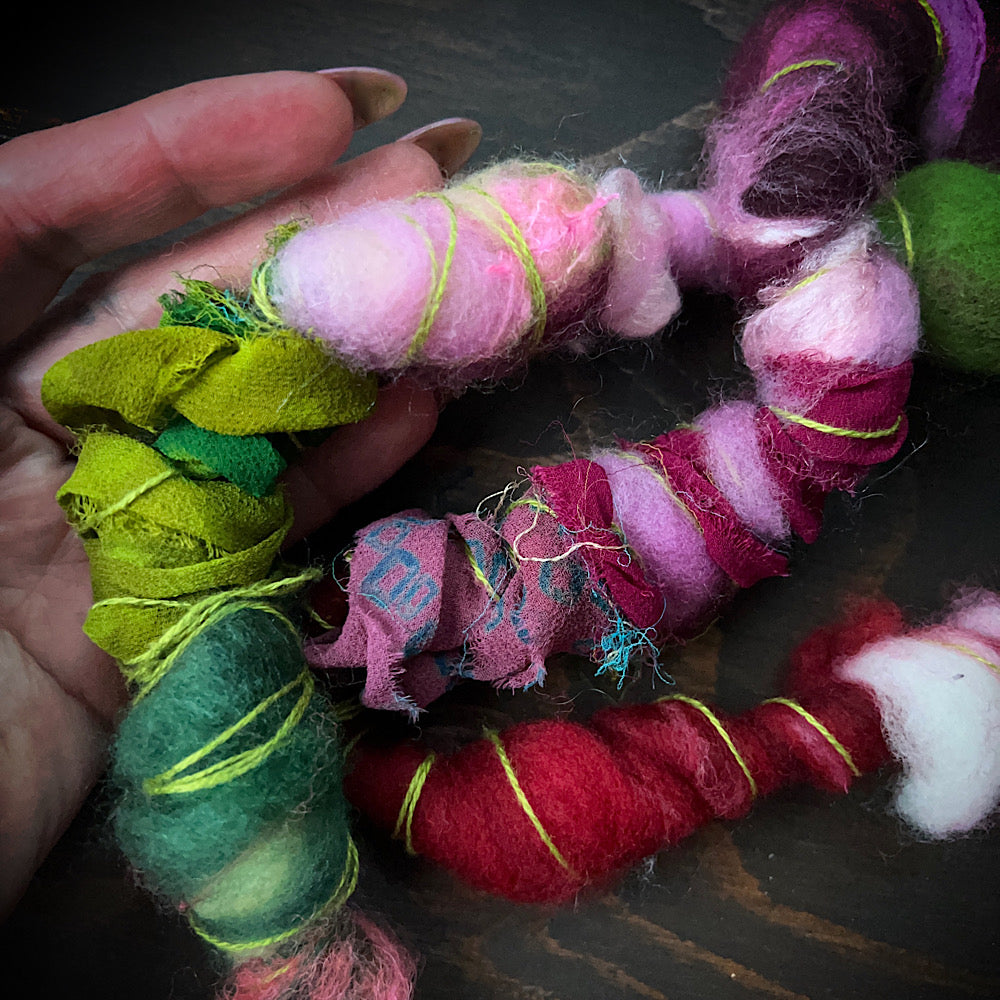 Giant art yarn for weaving 3 yards