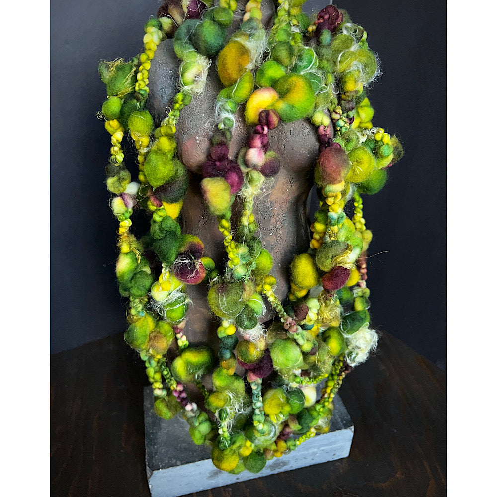 Art yarn for weaving