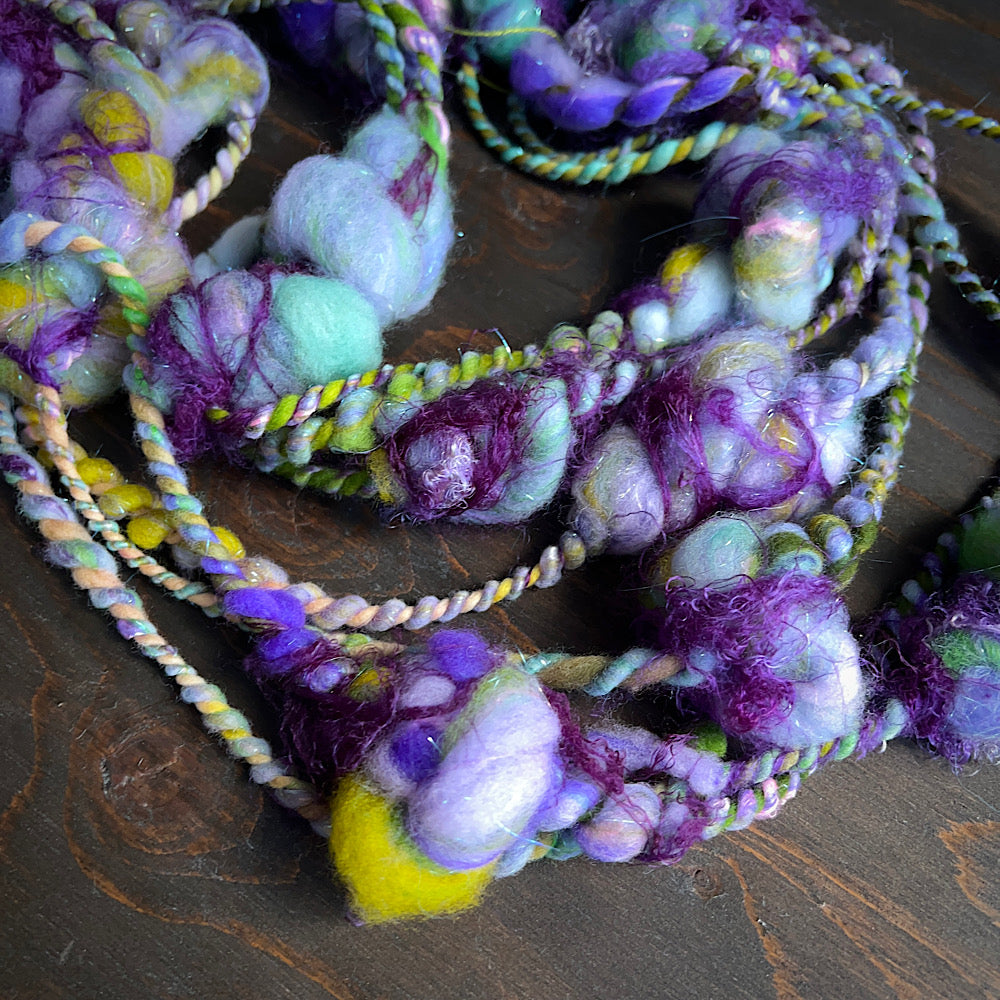 Art yarn for weaving