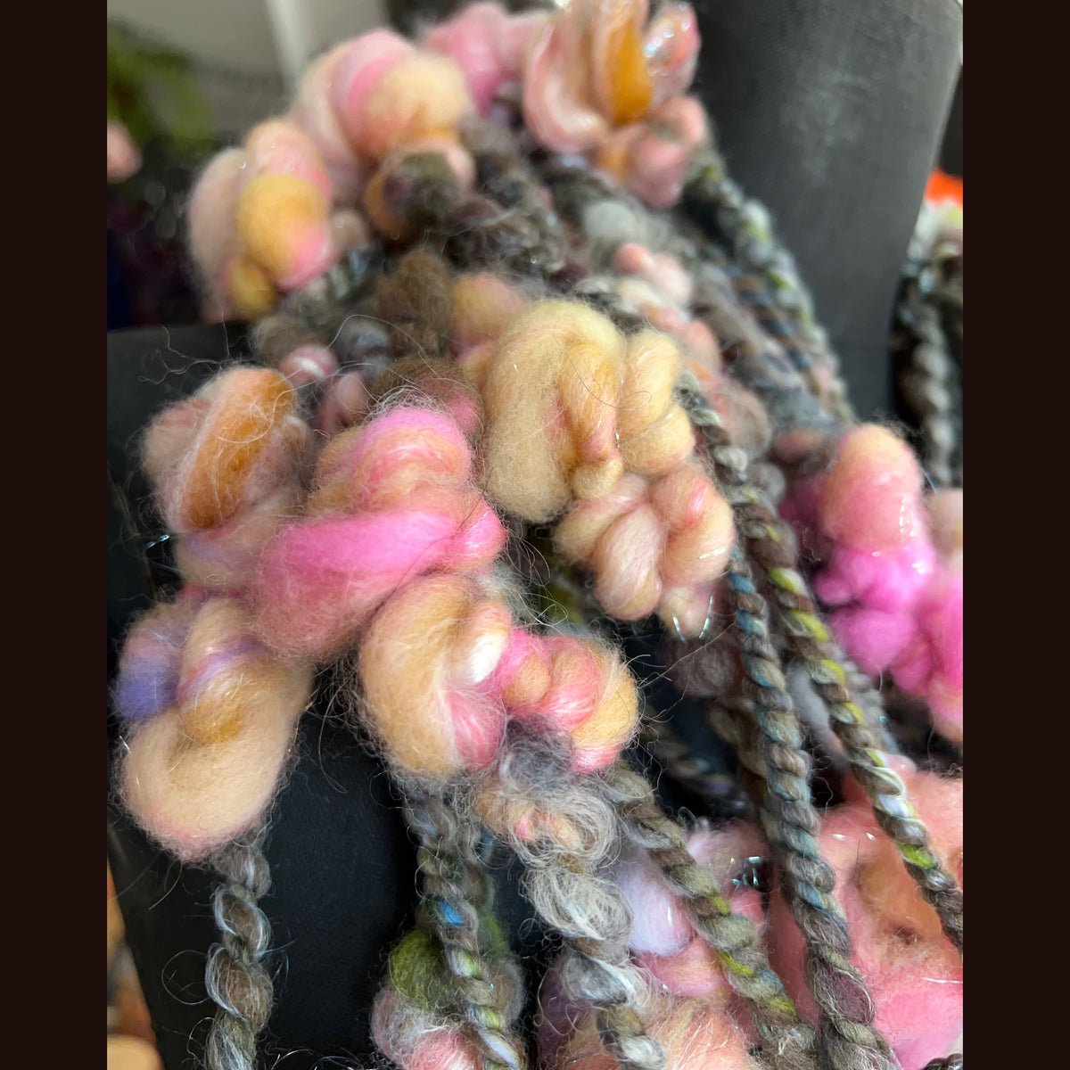 Art yarn for weaving 2.8 oz