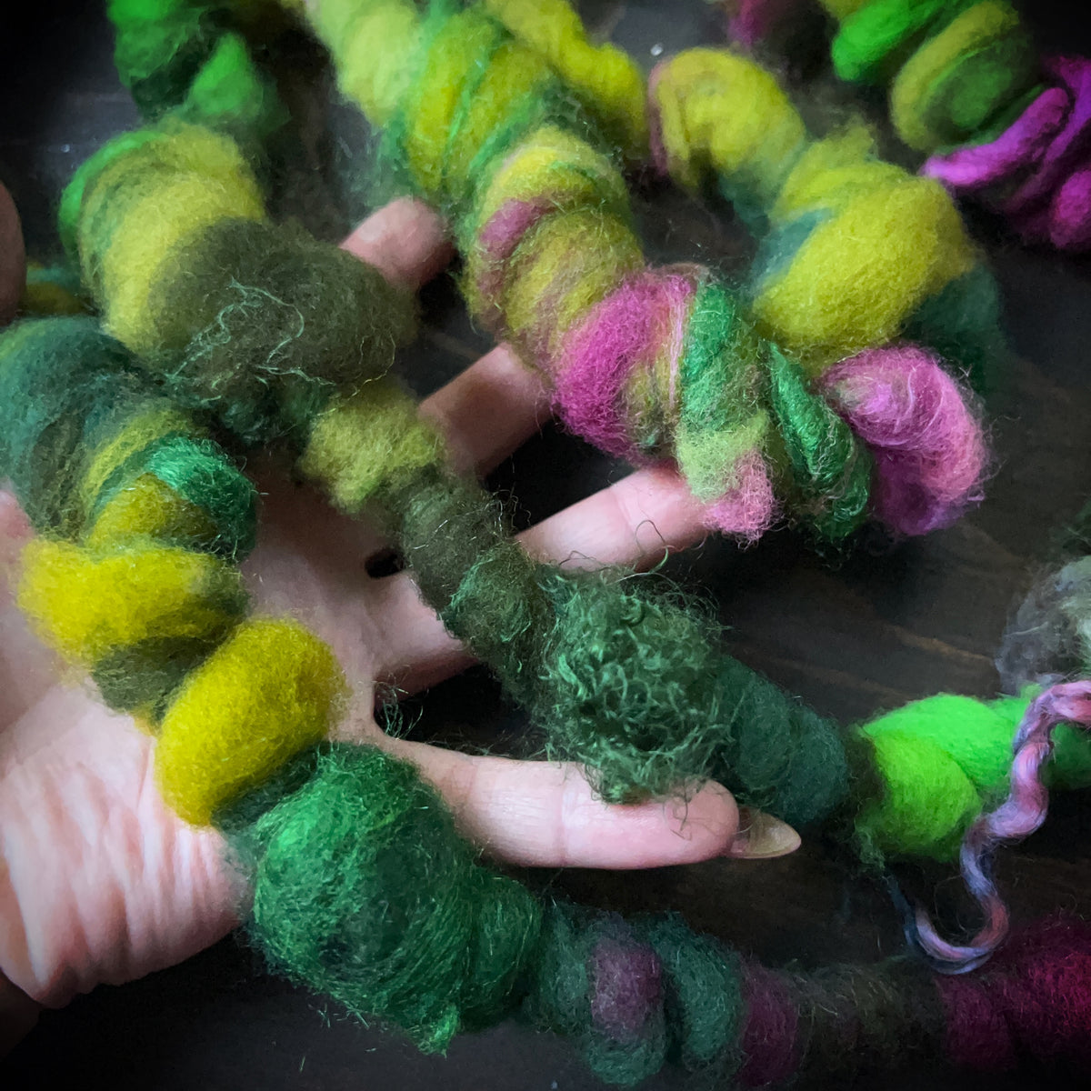 Giant art yarn for weaving 3 yards