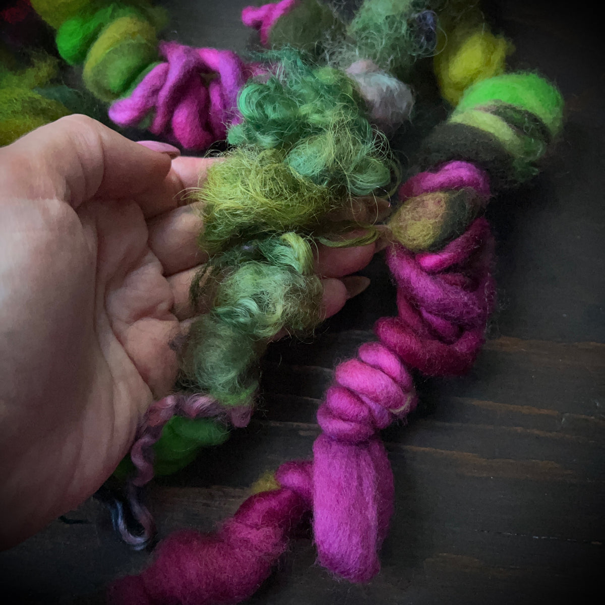 Giant art yarn for weaving 3 yards