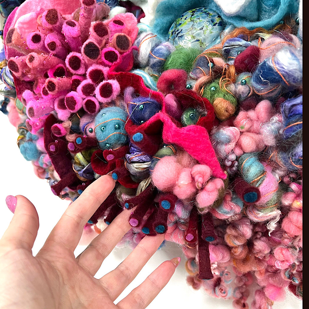 RESERVED/ Wall art 19” X 21” / Ocean serie / inspiration photos included