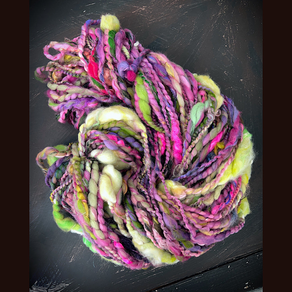 Art yarn for weaving and knitting 3.5 oz