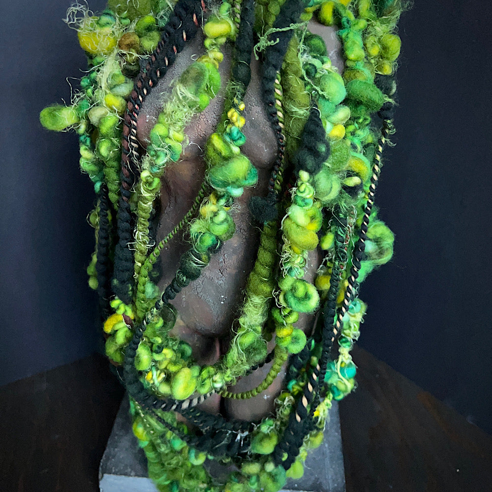 Art yarn for weaving