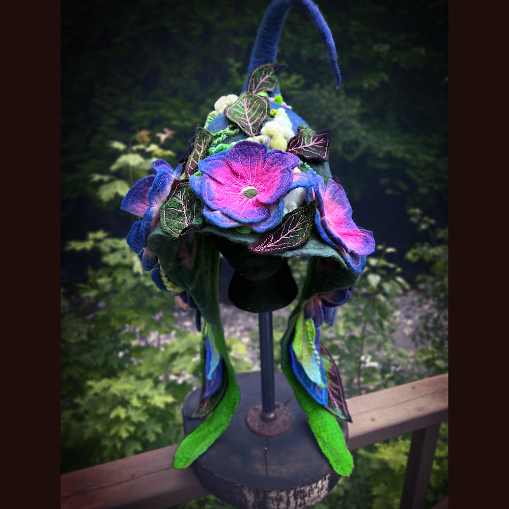 Fairy felted Hood