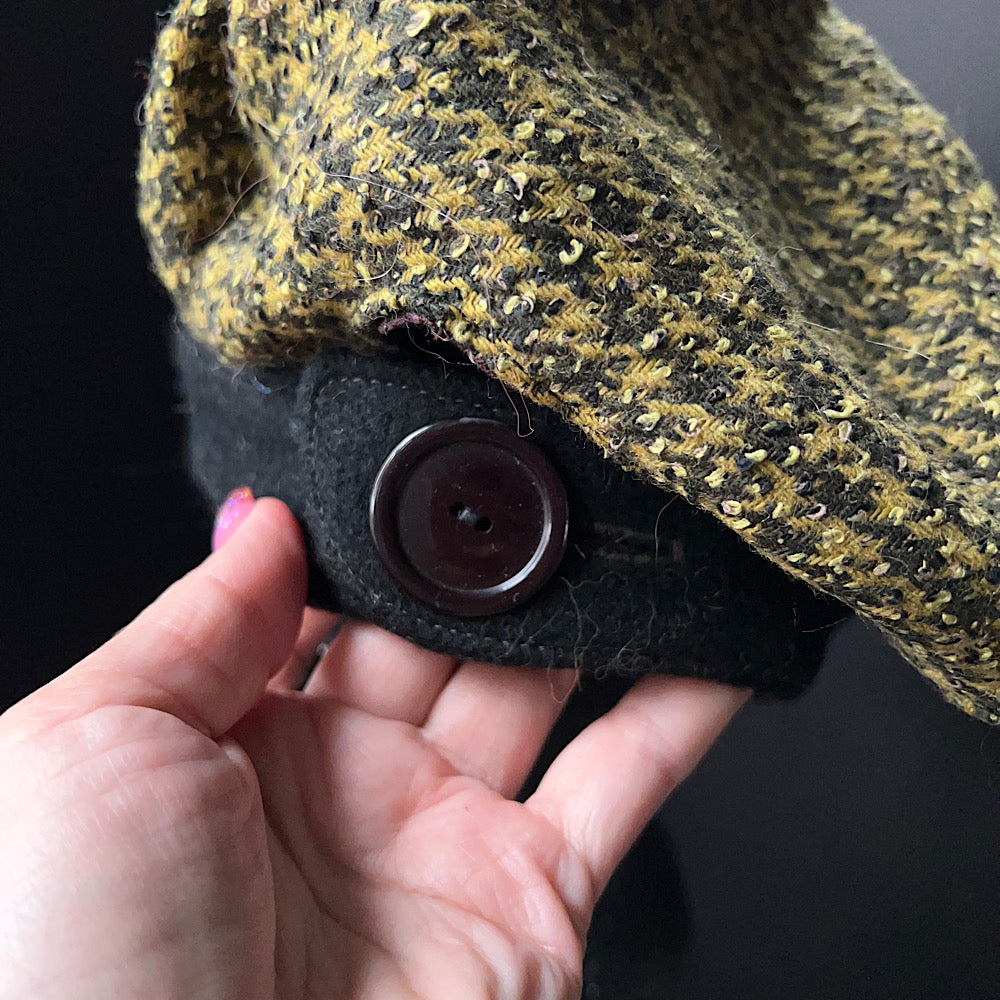 Wool newsboys cap size 23.5”