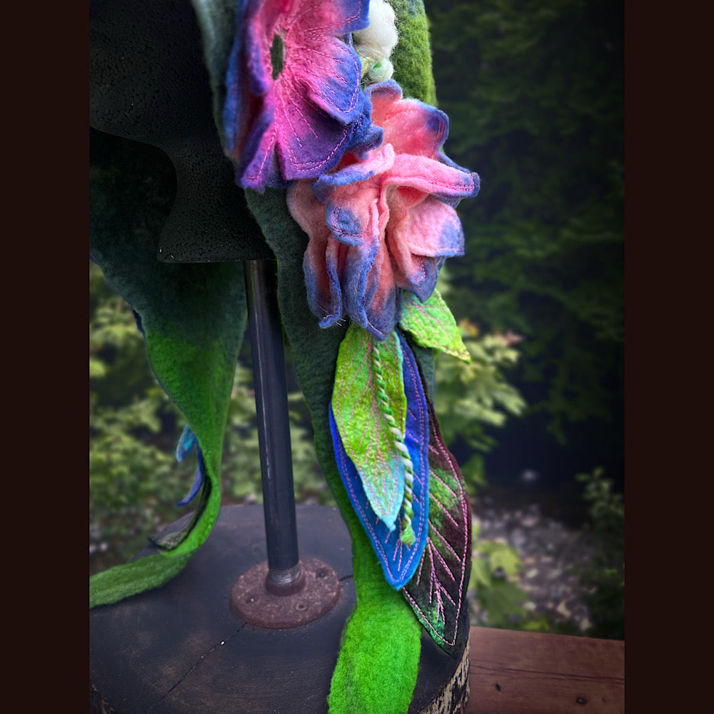 Fairy felted Hood