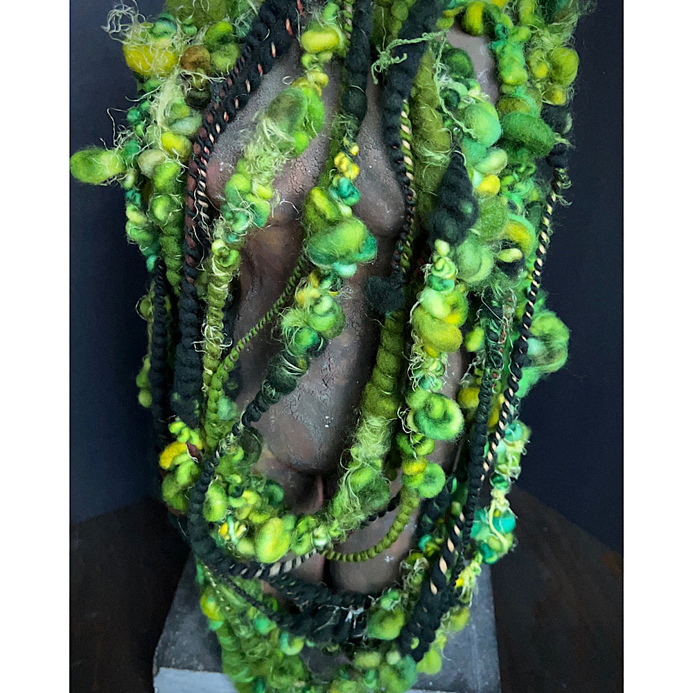 Art yarn for weaving