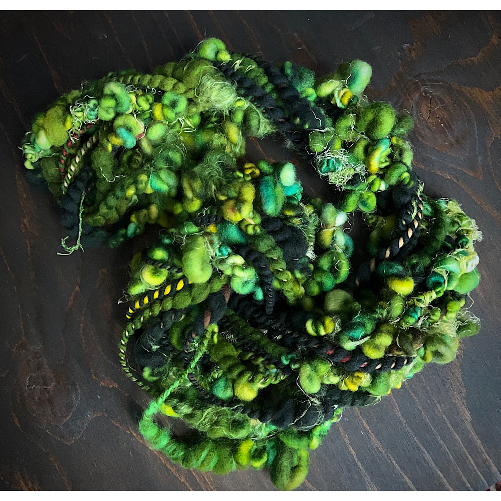 Art yarn for weaving