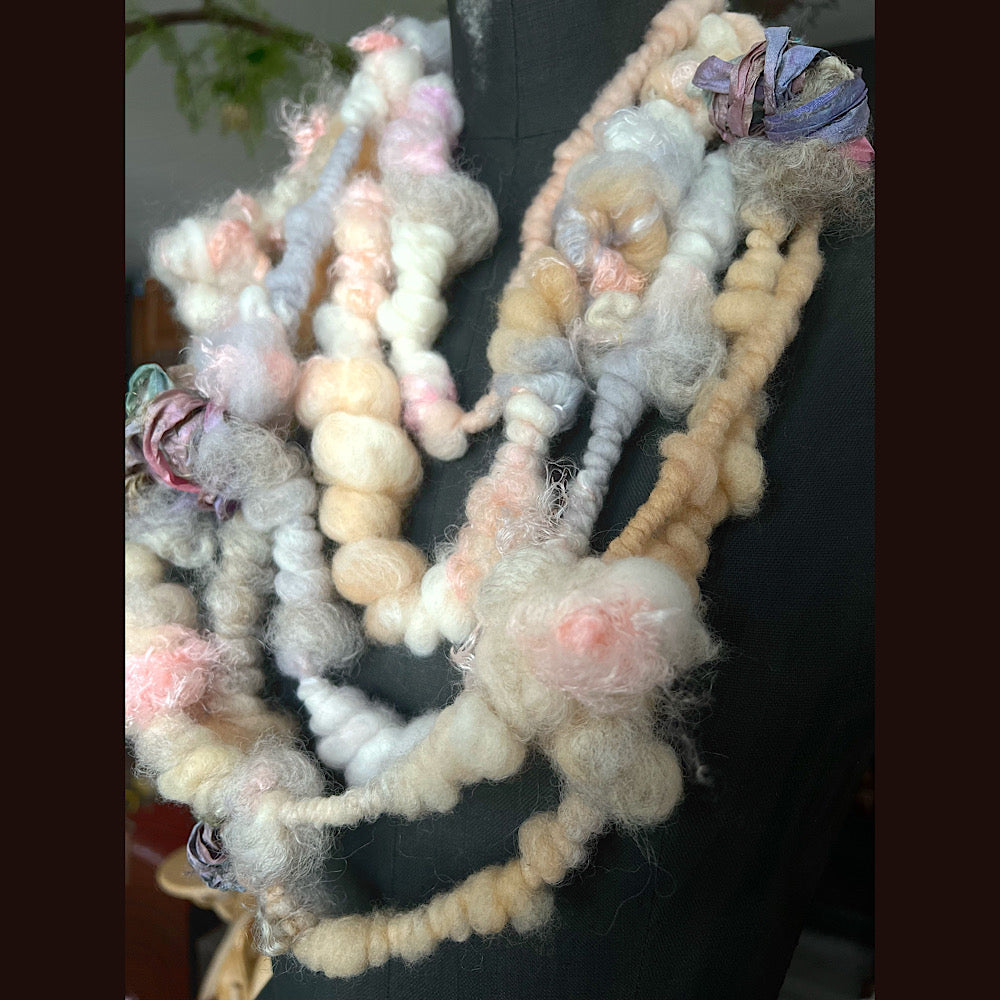 Jumbo art yarn for weavers