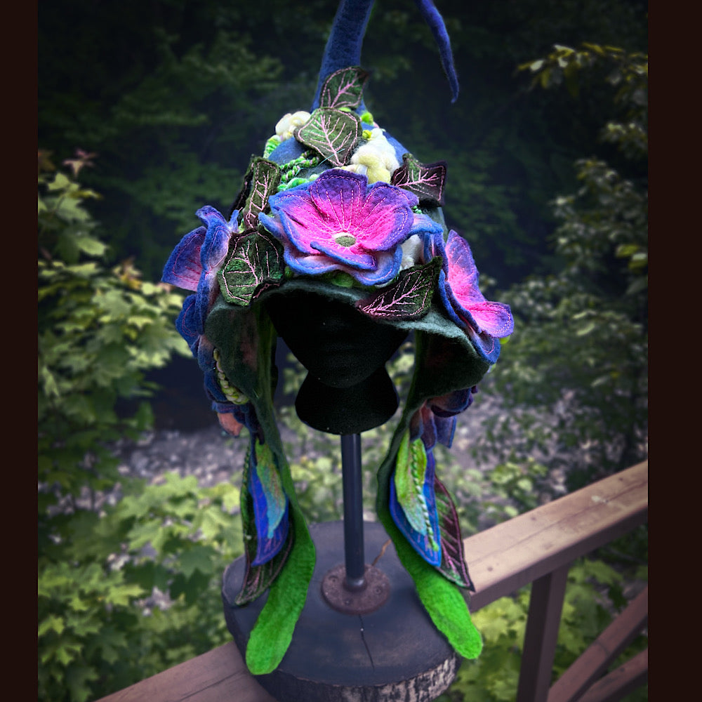 Fairy felted Hood