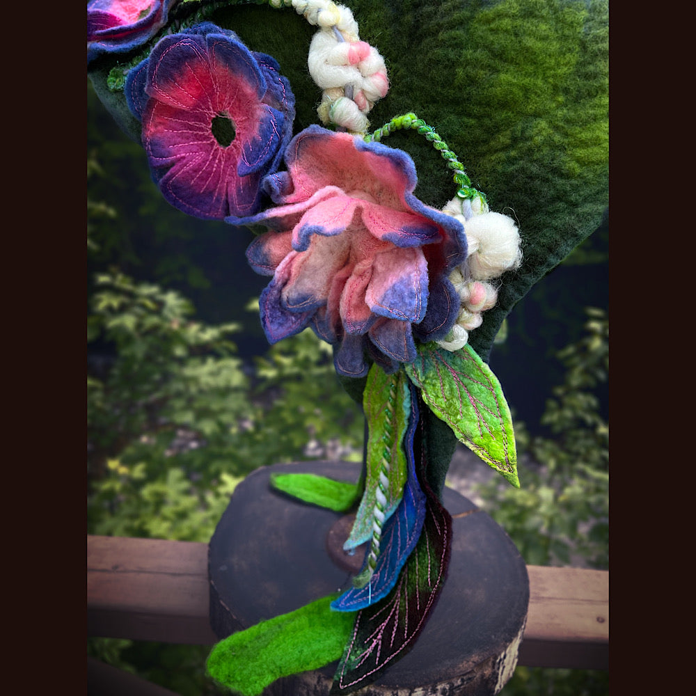 Fairy felted Hood