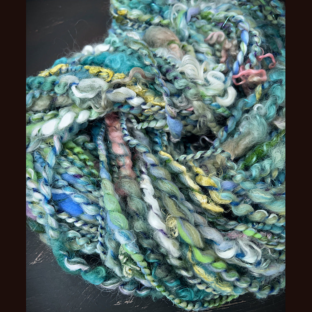 Art yarn for weaving and knitting 3.3 oz