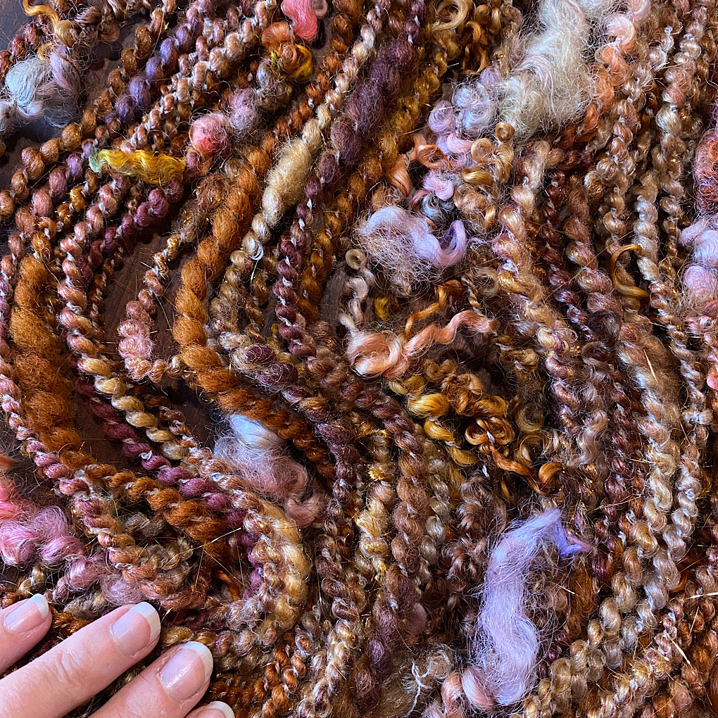 Golden Autumn Luxe art yarn