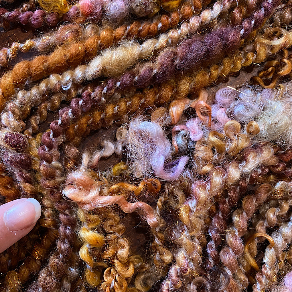 Golden Autumn Luxe art yarn