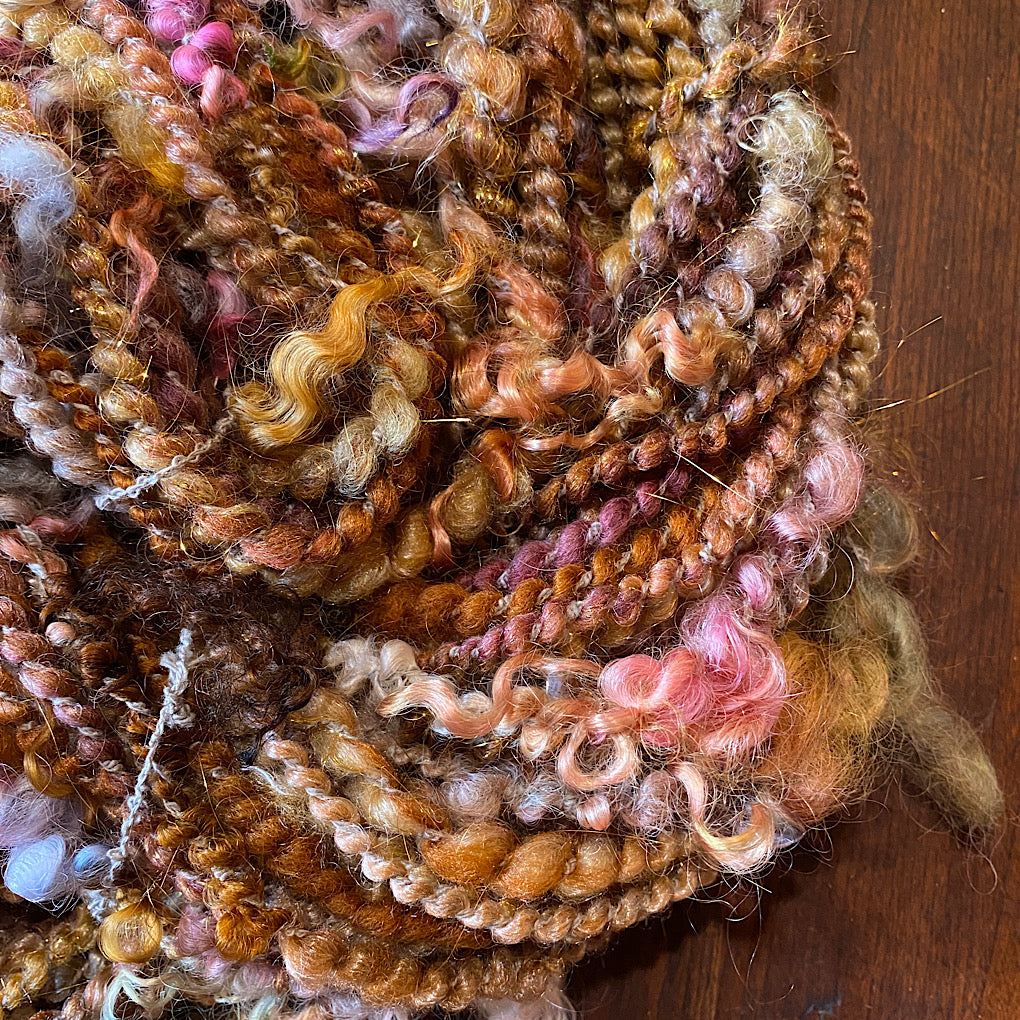 Golden Autumn Luxe art yarn