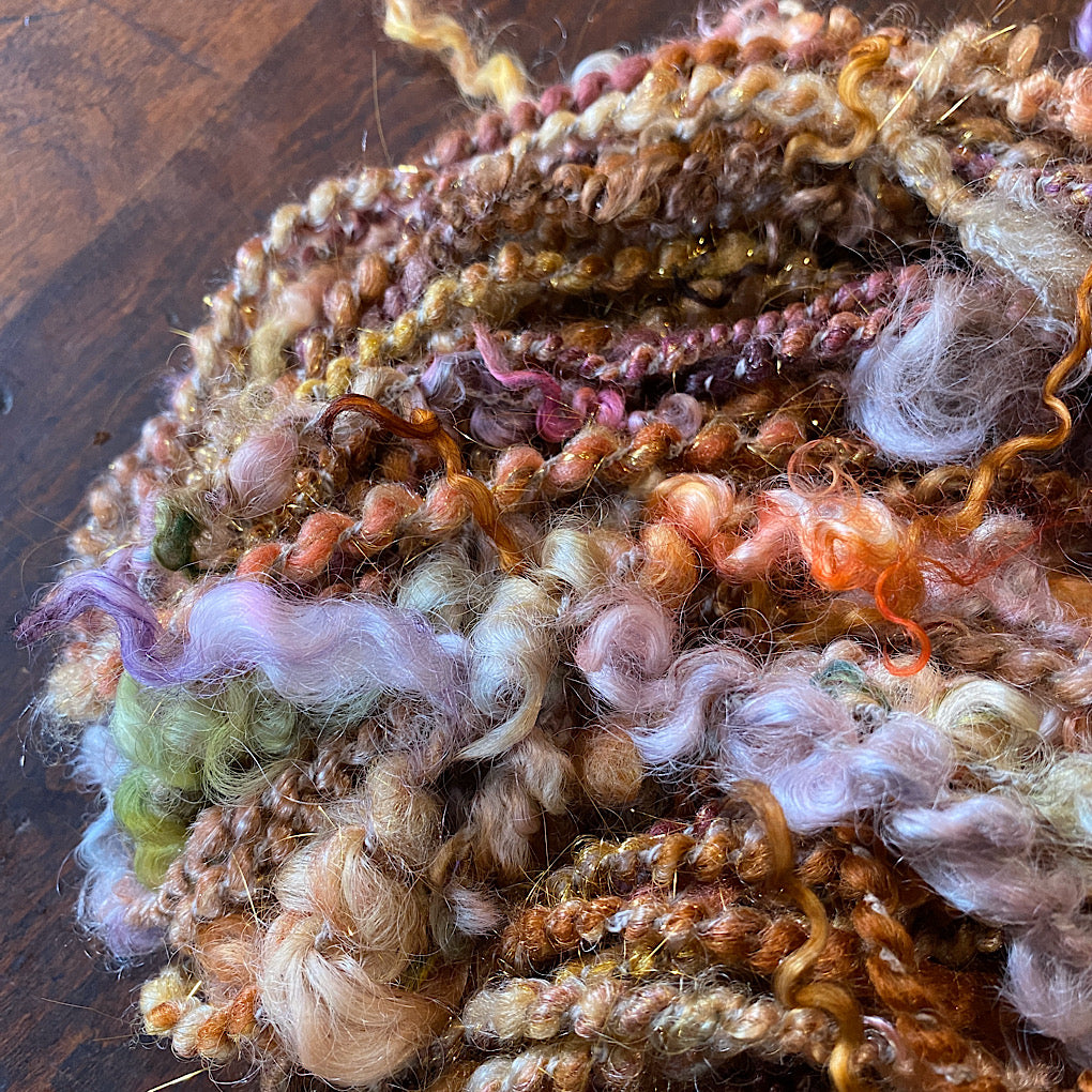 Golden Autumn Luxe art yarn