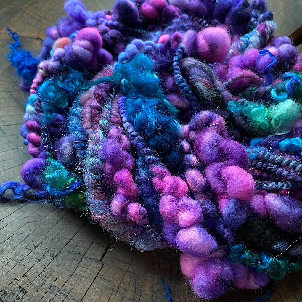 One spell only - Silk and sparkles art yarn