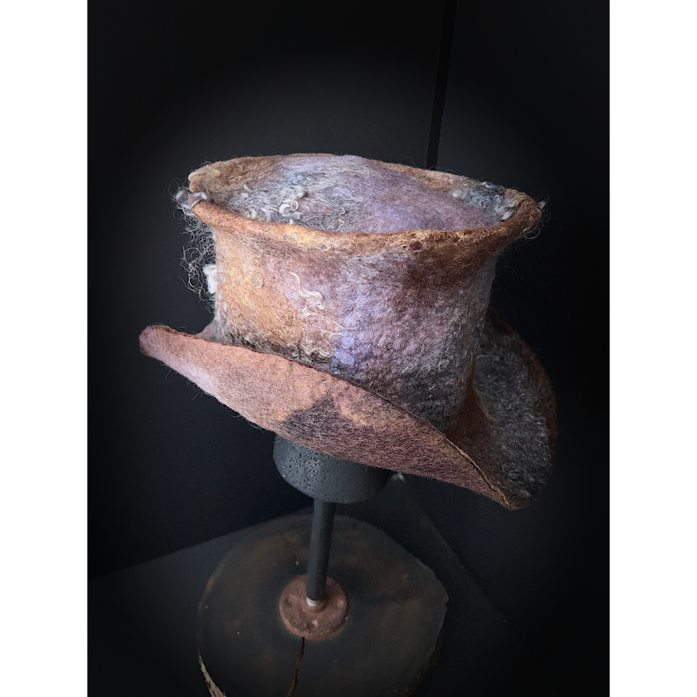 Felted top hat  - 23”