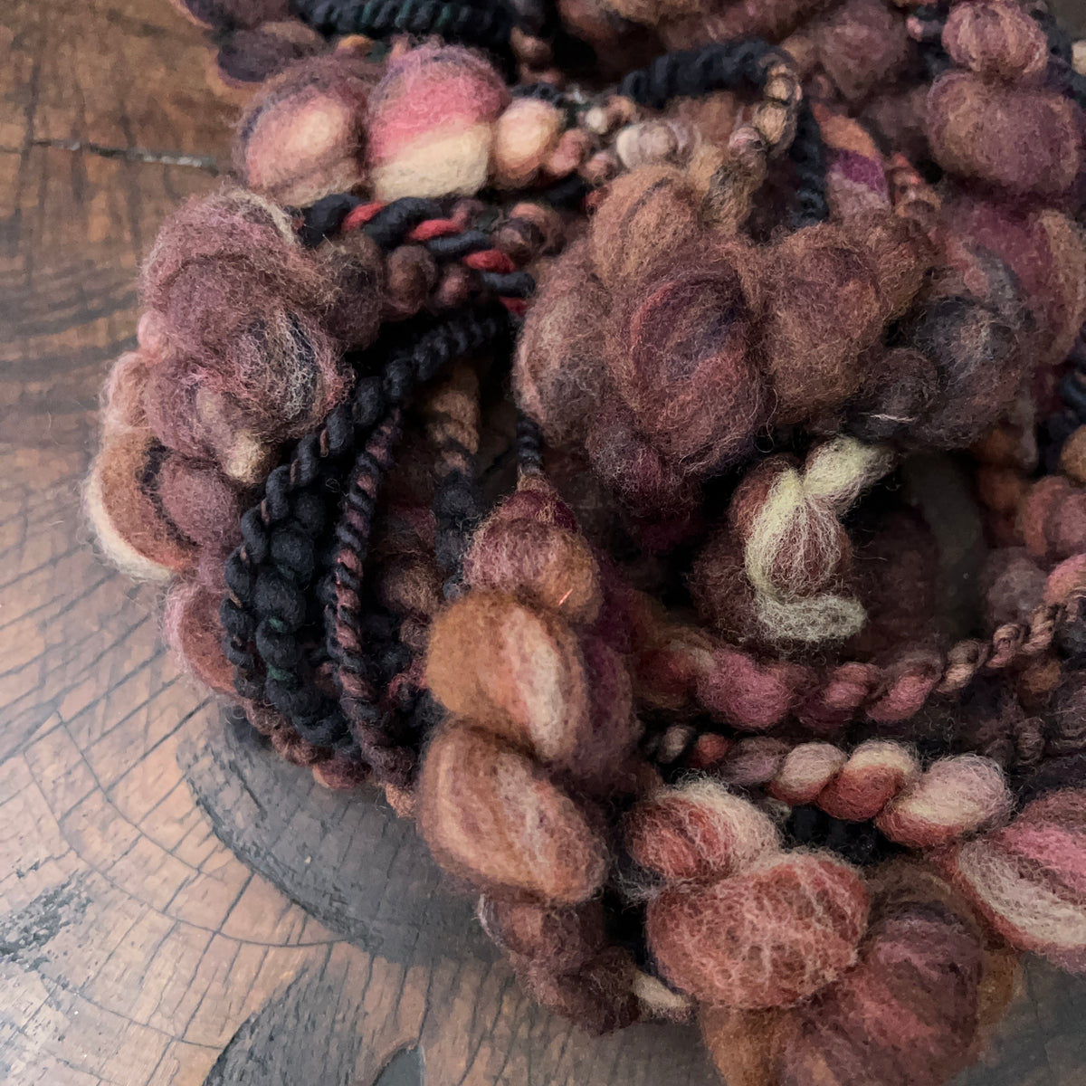 Art yarn trio for weaving 6.2 oz