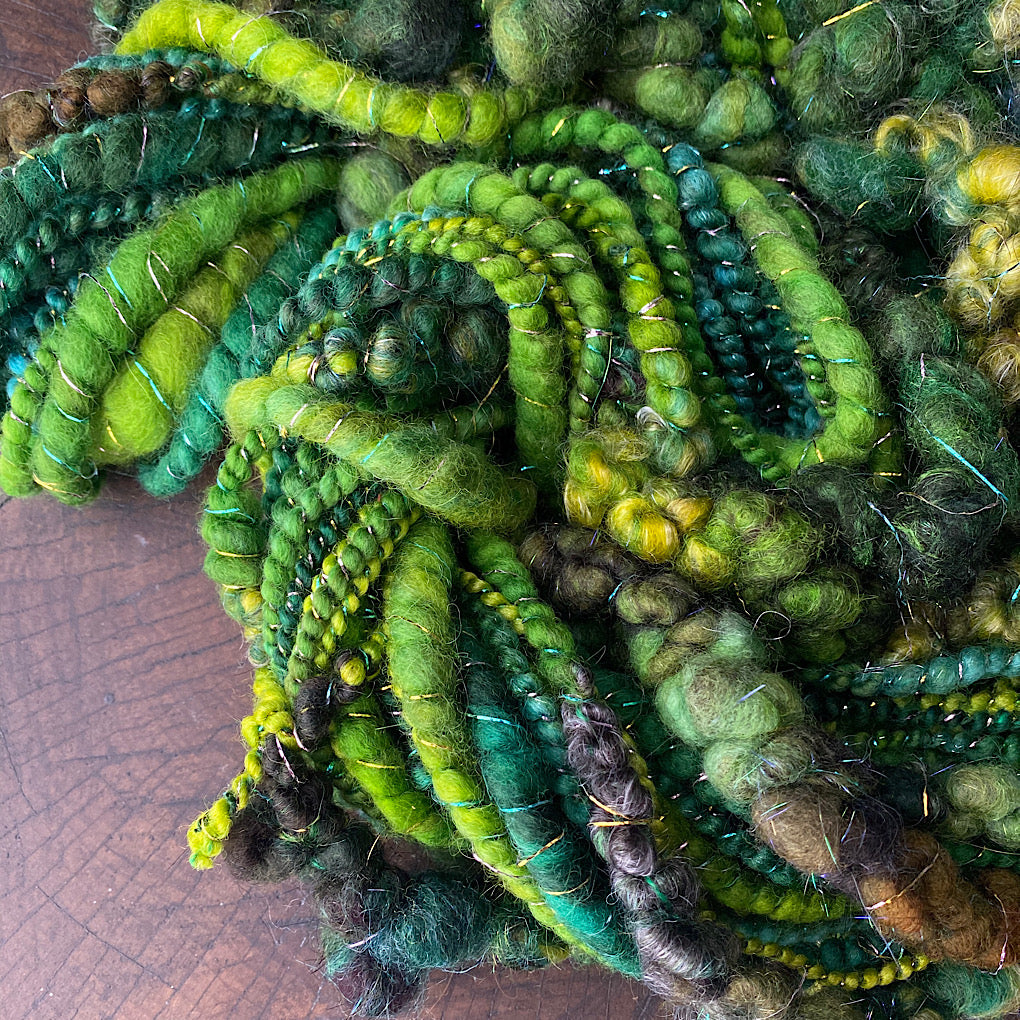 Starry Woodland art yarn