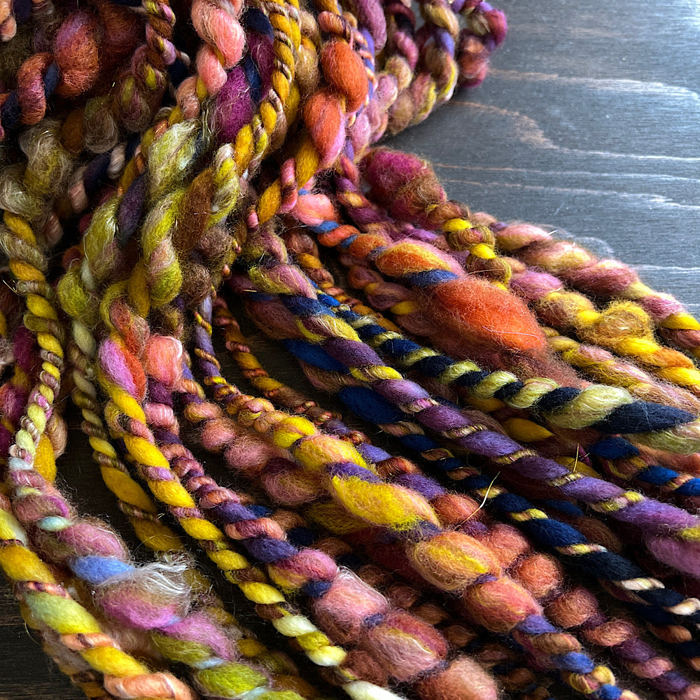 Amber heart weaving art yarn