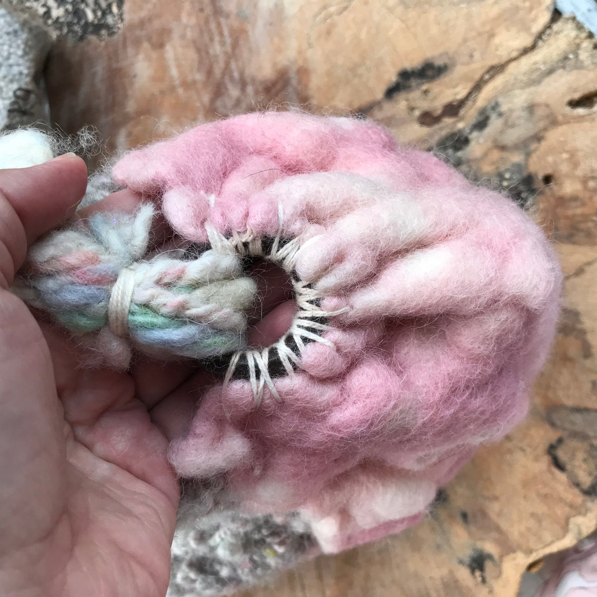 Felted handbag prototype - Mynoush