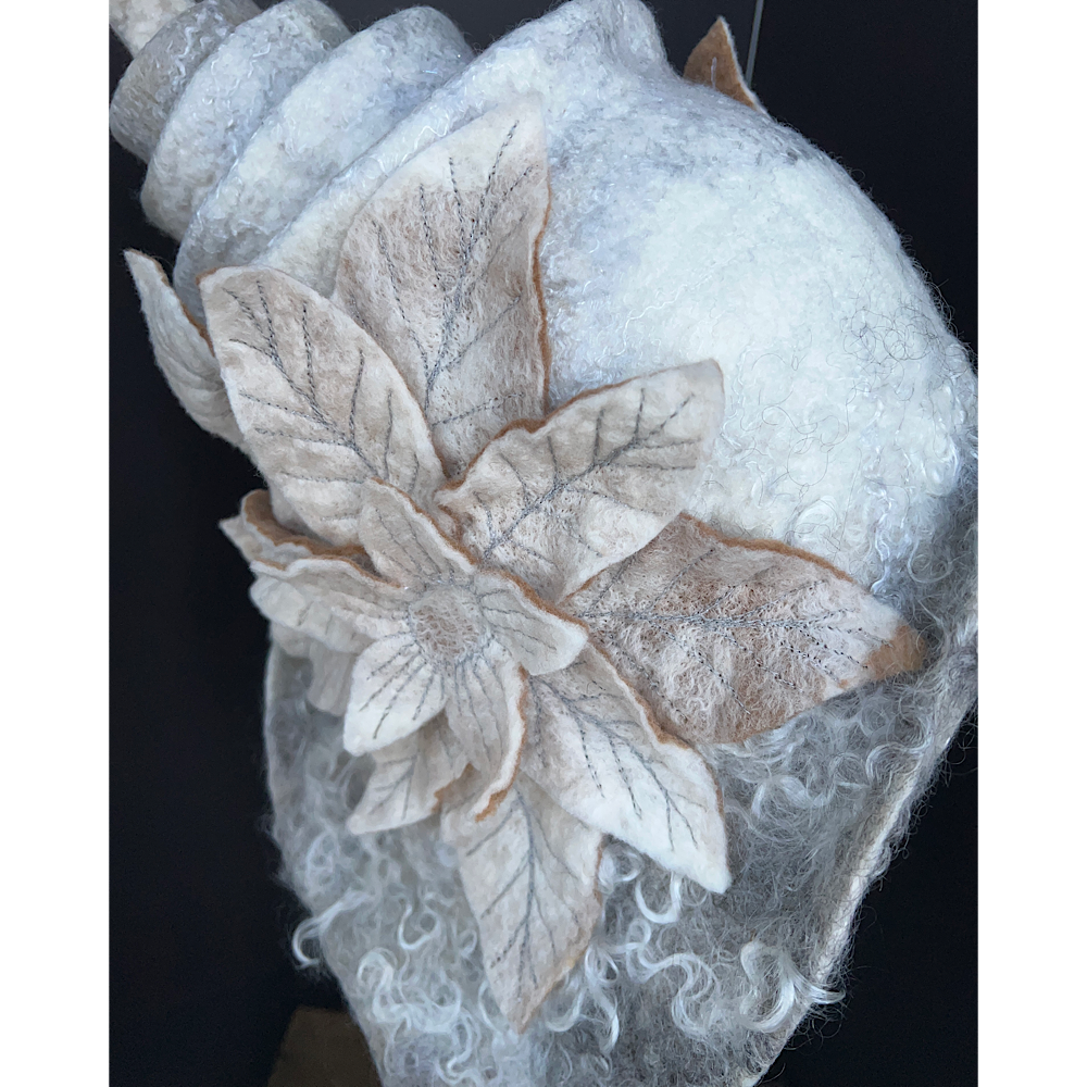 Felted fairy hood 23-24”