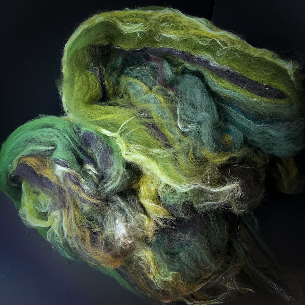 Batt for spinning yarn