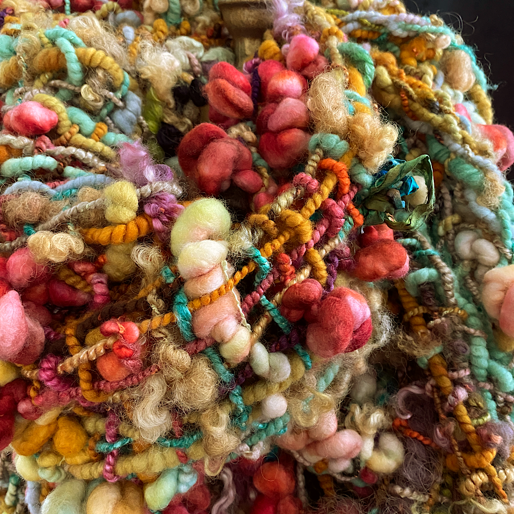 Golden Belle merino silk Shawl