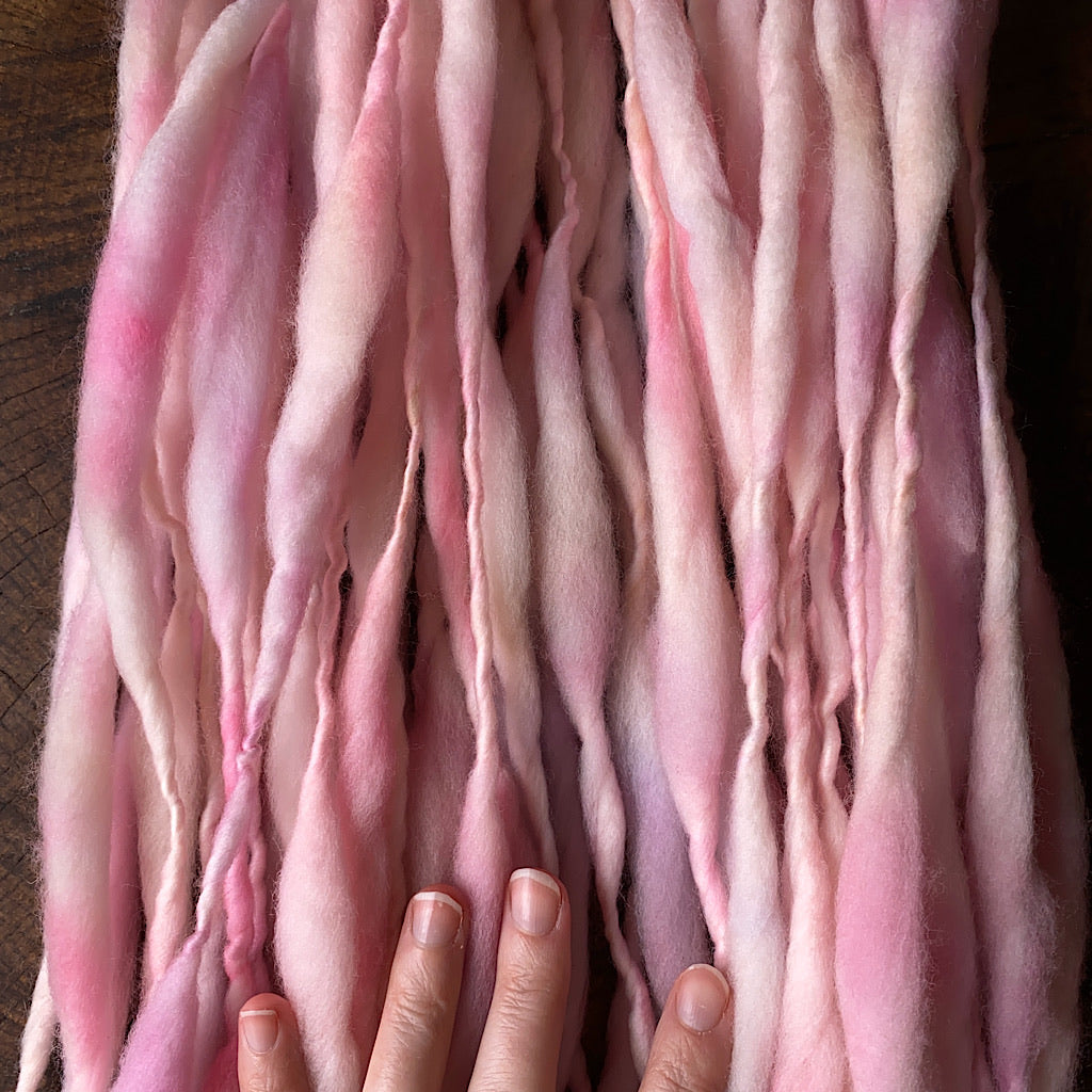 Just rose merino yarn