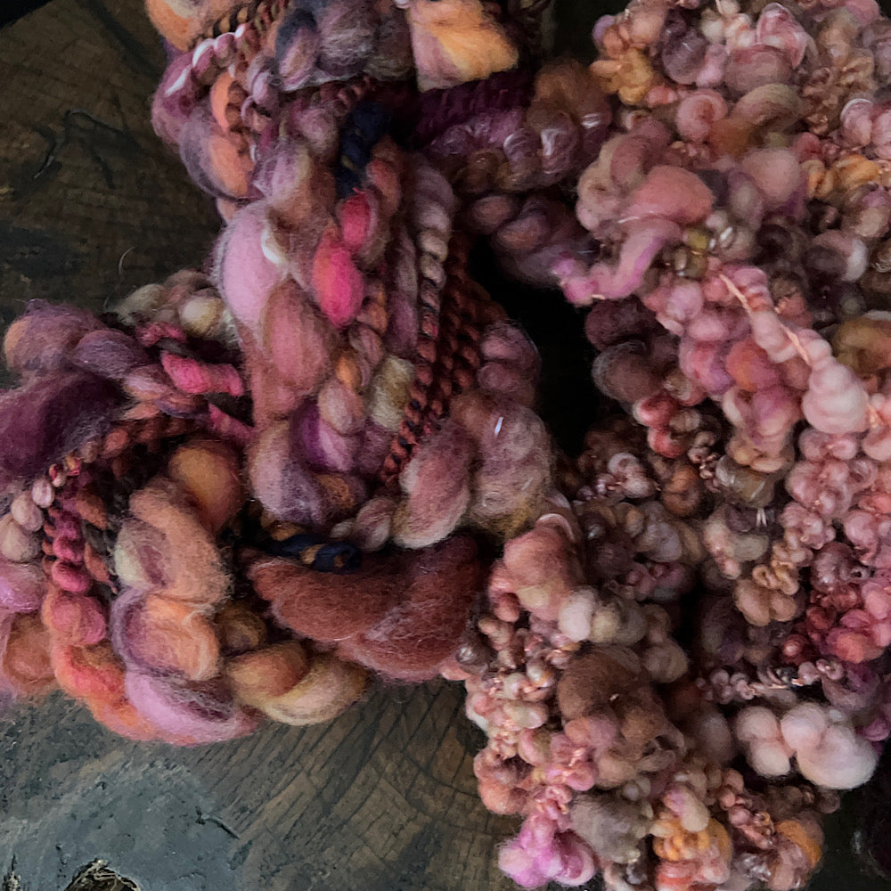 Art yarn trio for weaving 6.2 oz