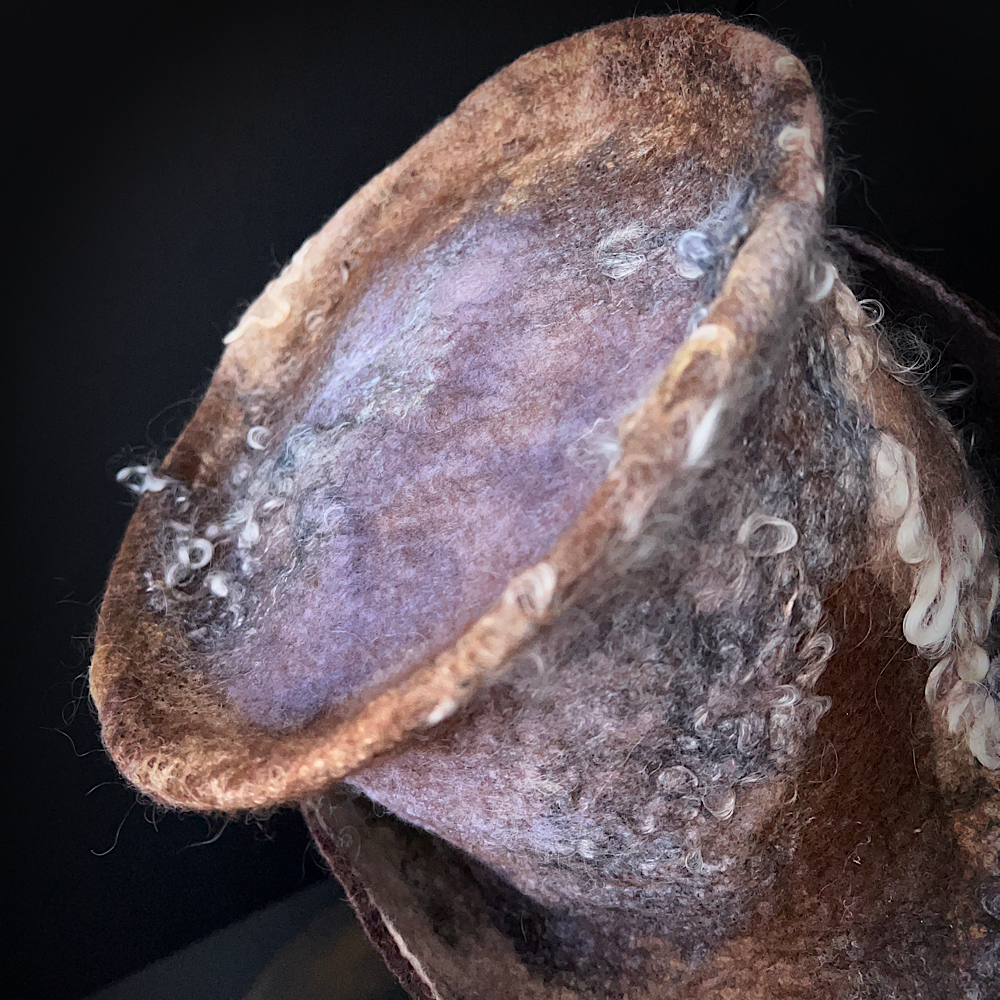 Felted top hat  - 23”