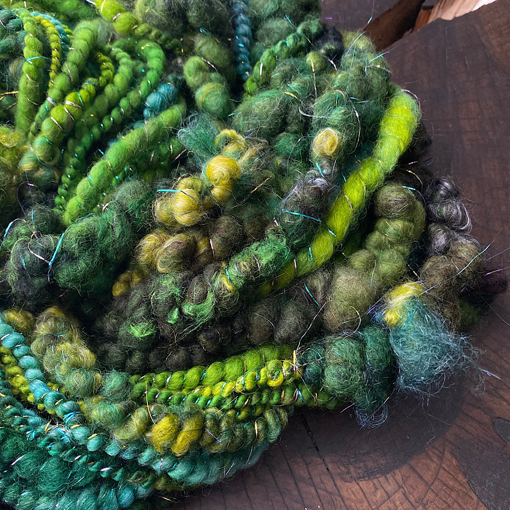 Starry Woodland art yarn