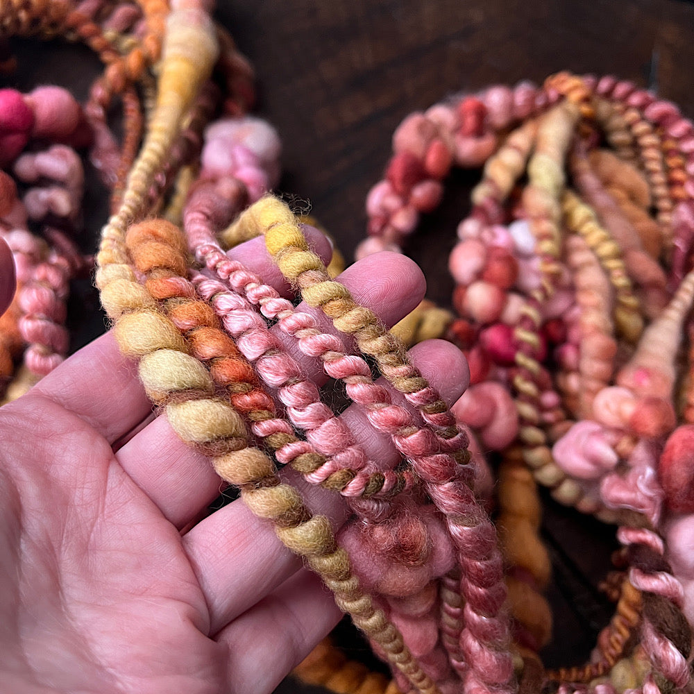 Full Bloom Roses art yarn