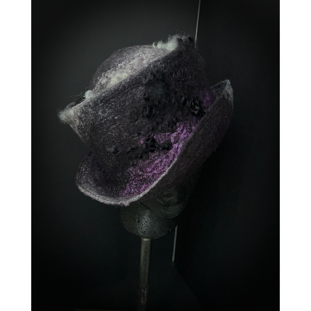 Felted top hat  - 22 3/4”
