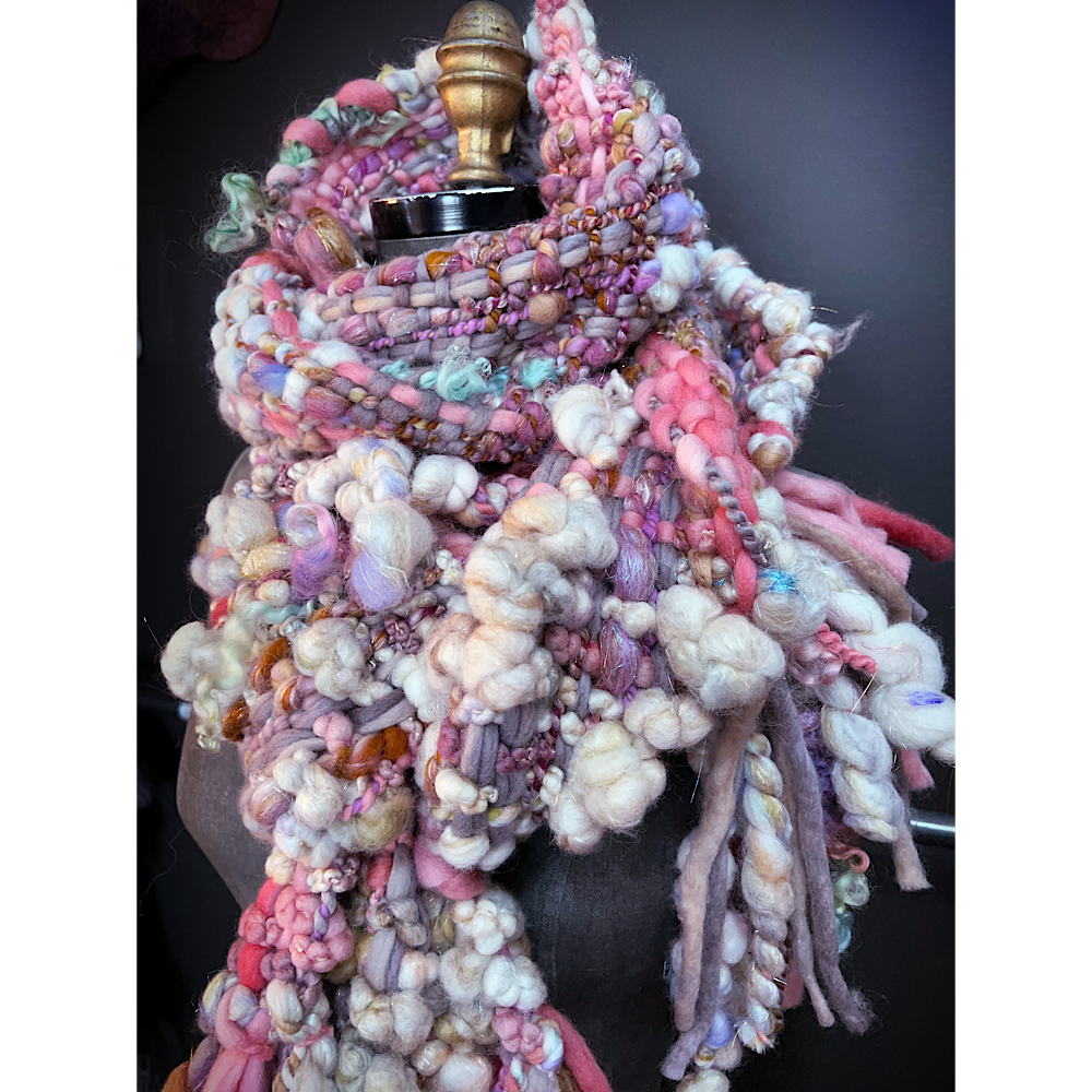 Woven scarf 91” X 9”