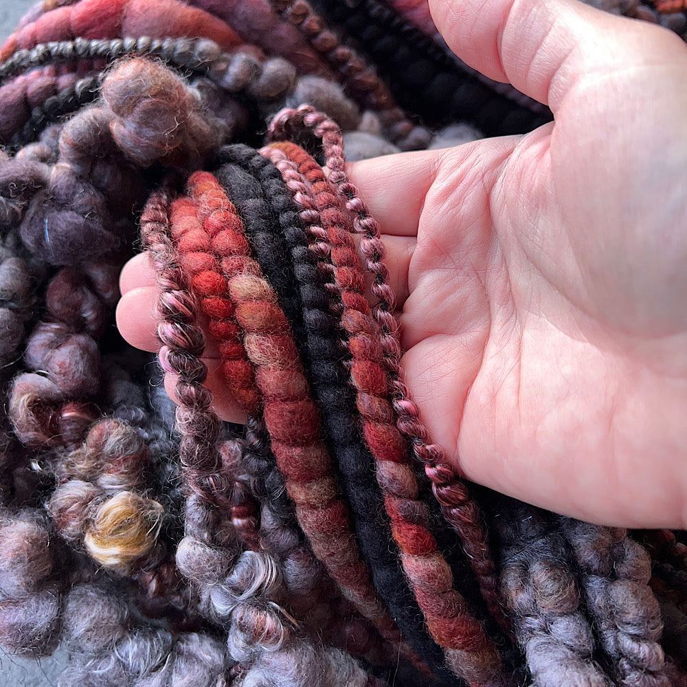 Ambre Smoke - large set of jumbo art yarn 11 oz