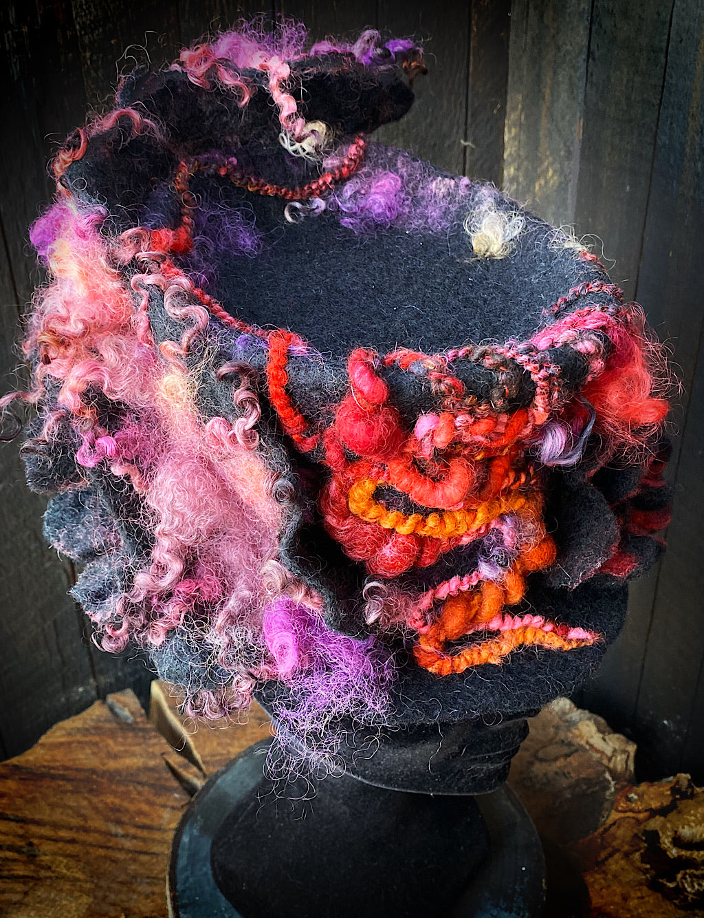 Felted top hat