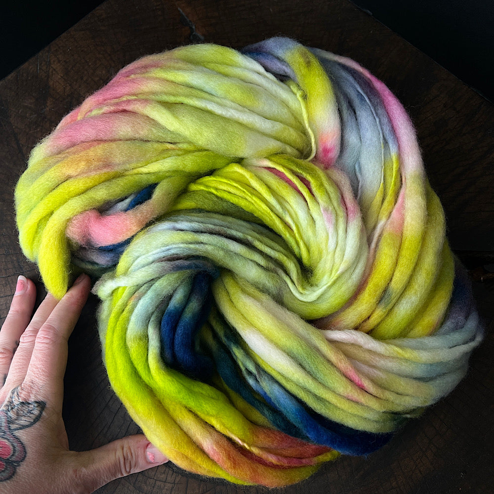 Fluffy yarn set of 3 skeins