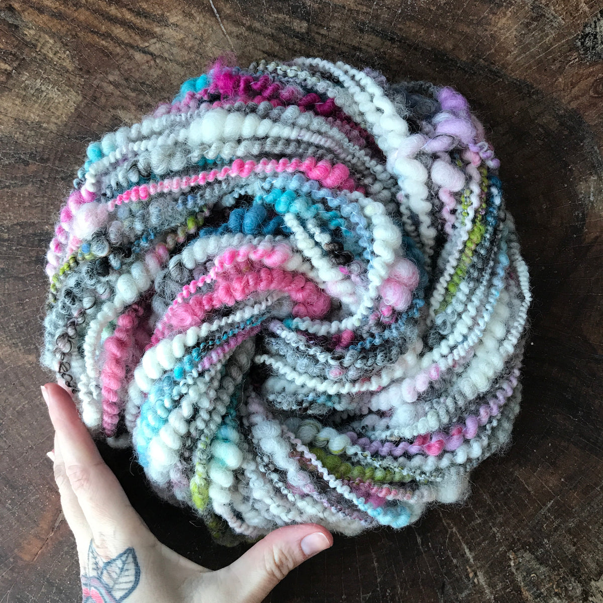 Pastel spiral yarn 75g - Mynoush