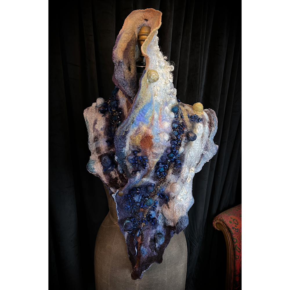 2022 Landscape serie  - felted scarf