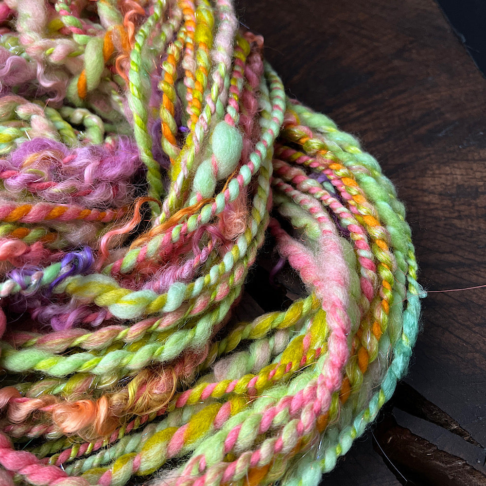 Bitten by a lemon - mini twist yarn