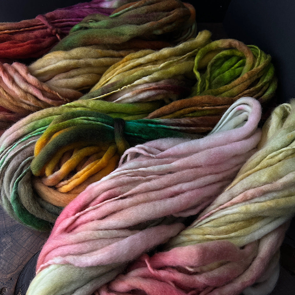 Fluffy yarn set of 3 skeins