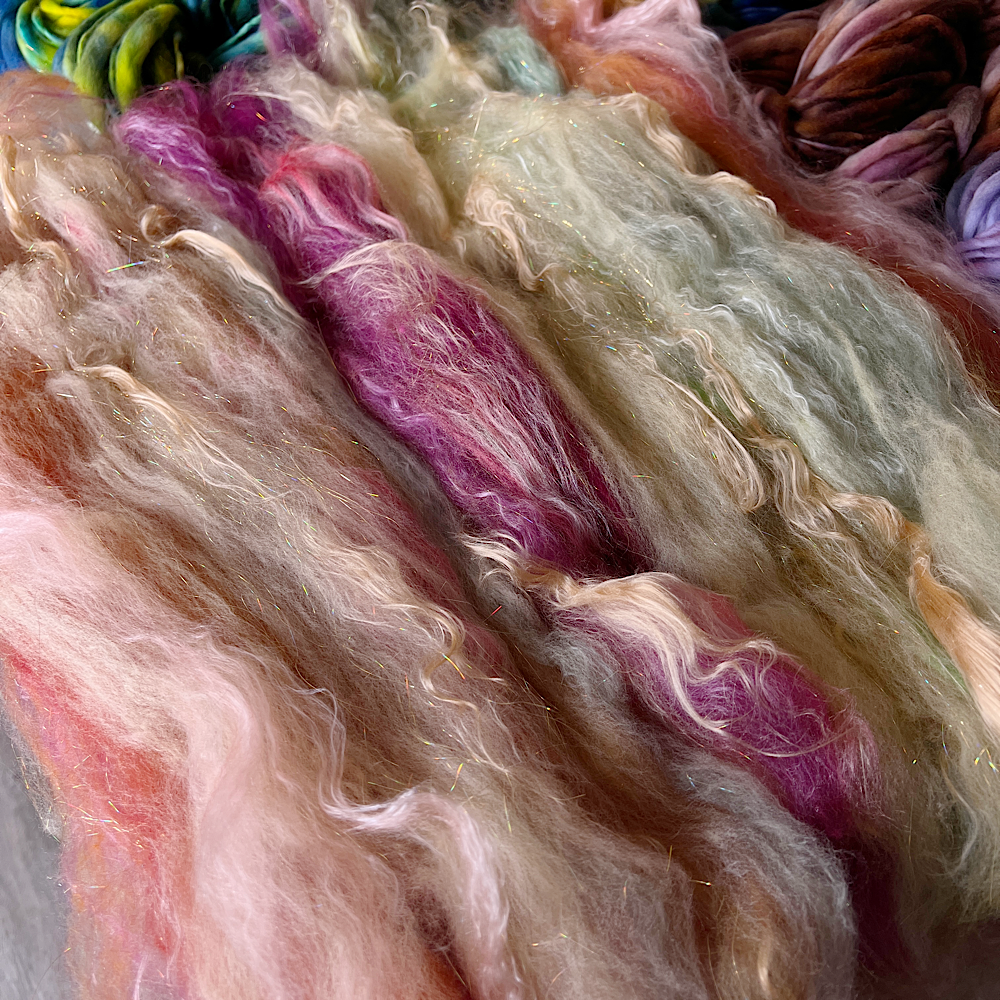 Batt for spinning yarn