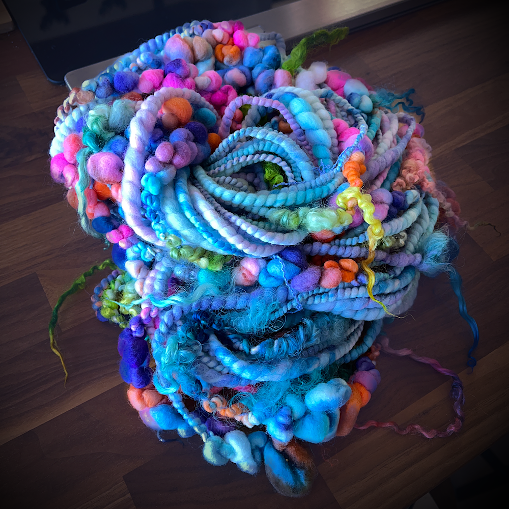 Licorne 2 skeins Set reserved for M. - set of jumbo art yarn