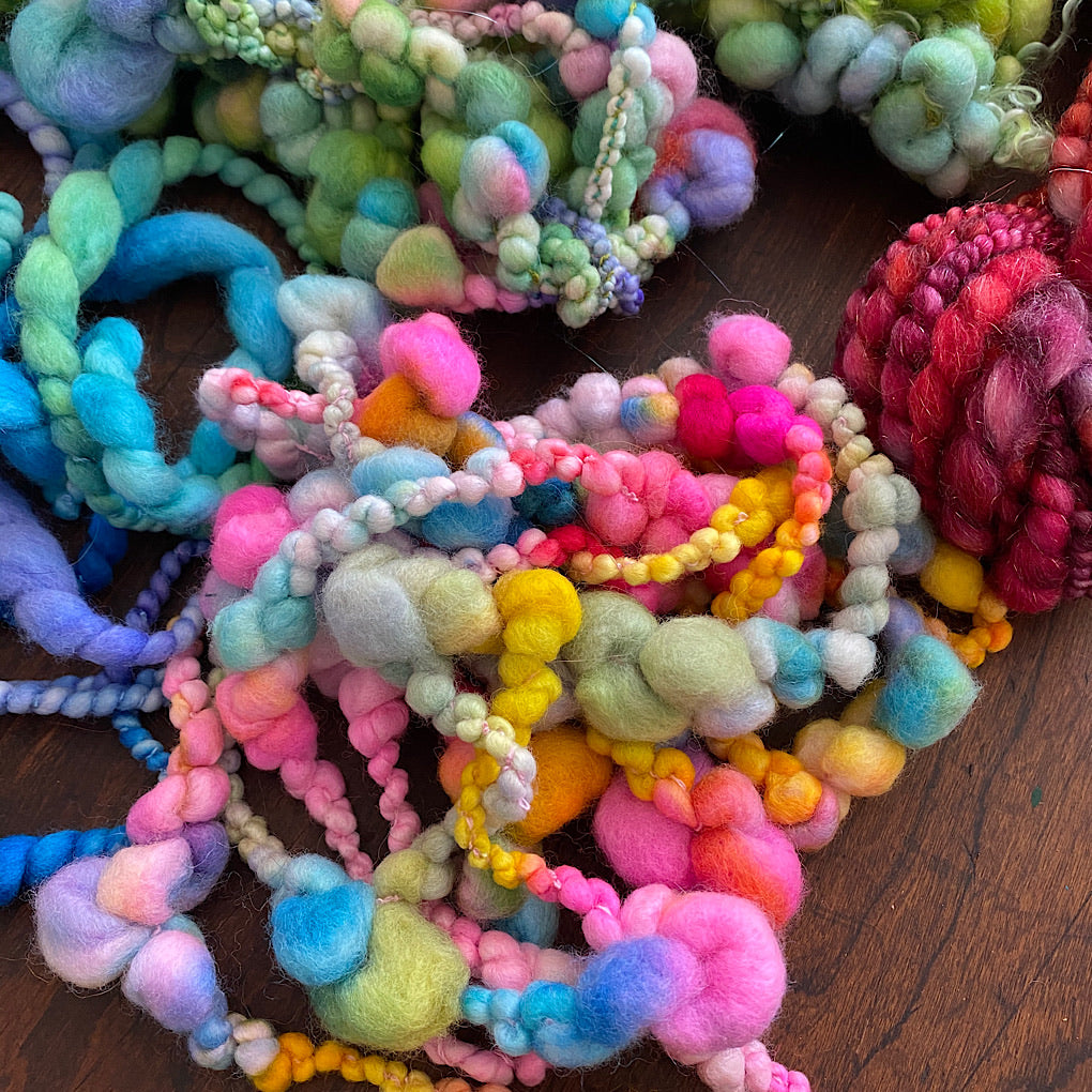 Set of mini skeins of Art yarn